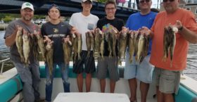 Lake Erie Walleye fishing is great way to send son’s off to college.